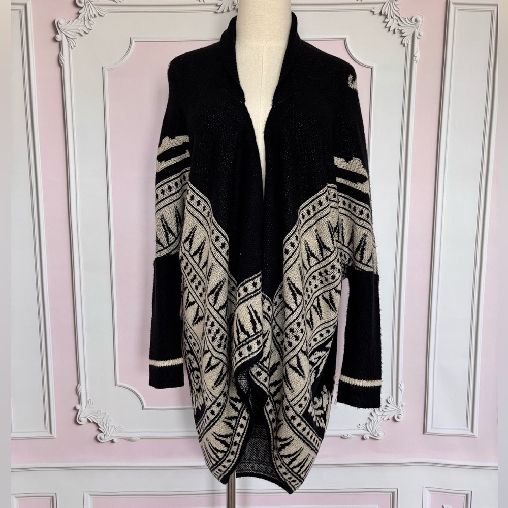 MAXSPORT LA Upside Down Reversible Open Front Cardigan Sweater--NWT--L/XL - Picture 3 of 12